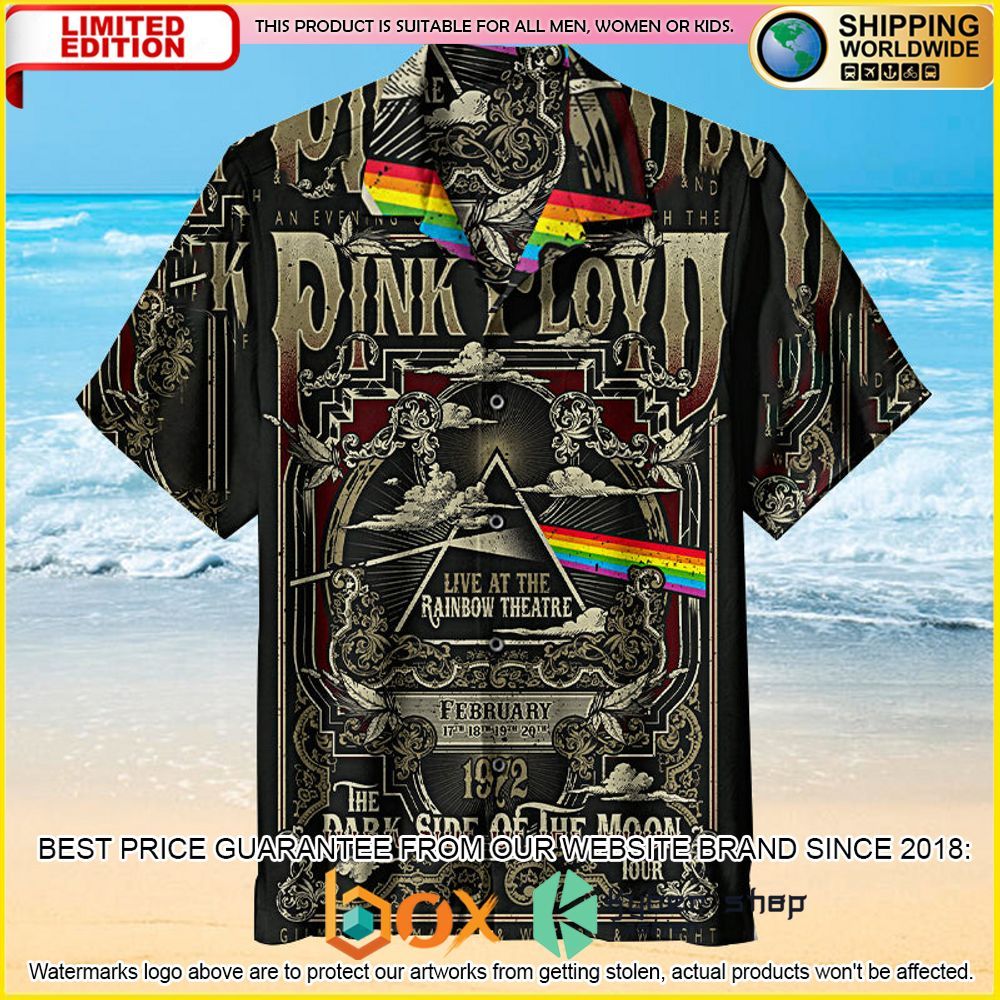 NEW Pink Floyd Rainbow Theatre 3D Hawaii Shirt 1