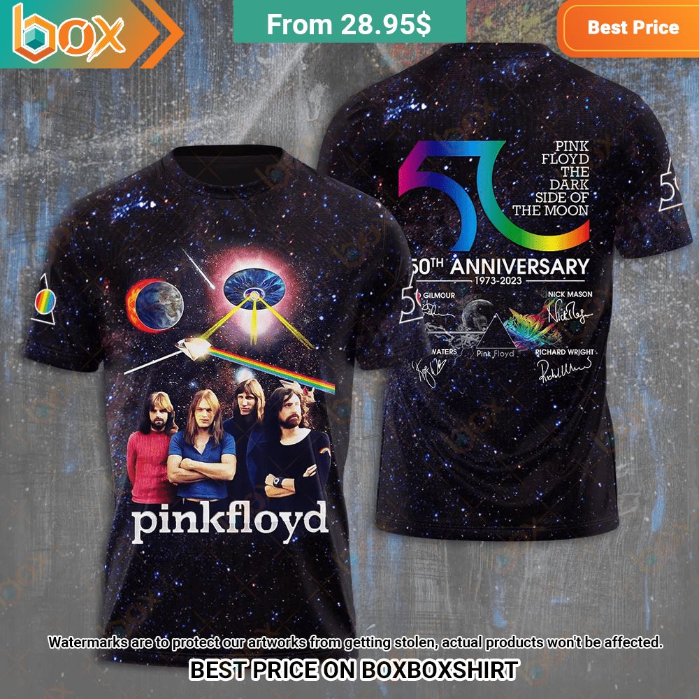 Pink Floyd The Dark Side of The Moon 50 Years in a Heartbeat 1973 2023 Album Shirt Hoodie 5