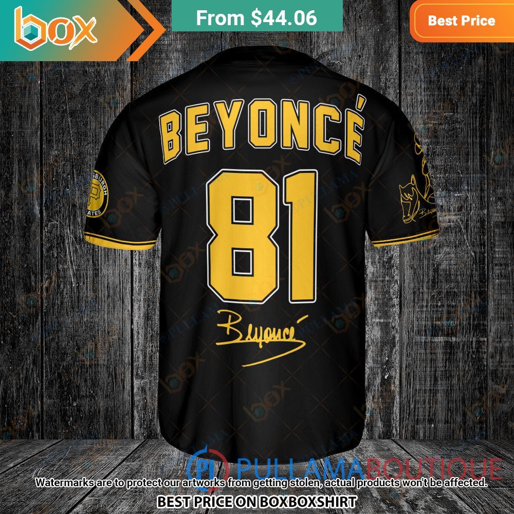 Pittsburgh Pirates Beyonce Black Baseball Jersey 5
