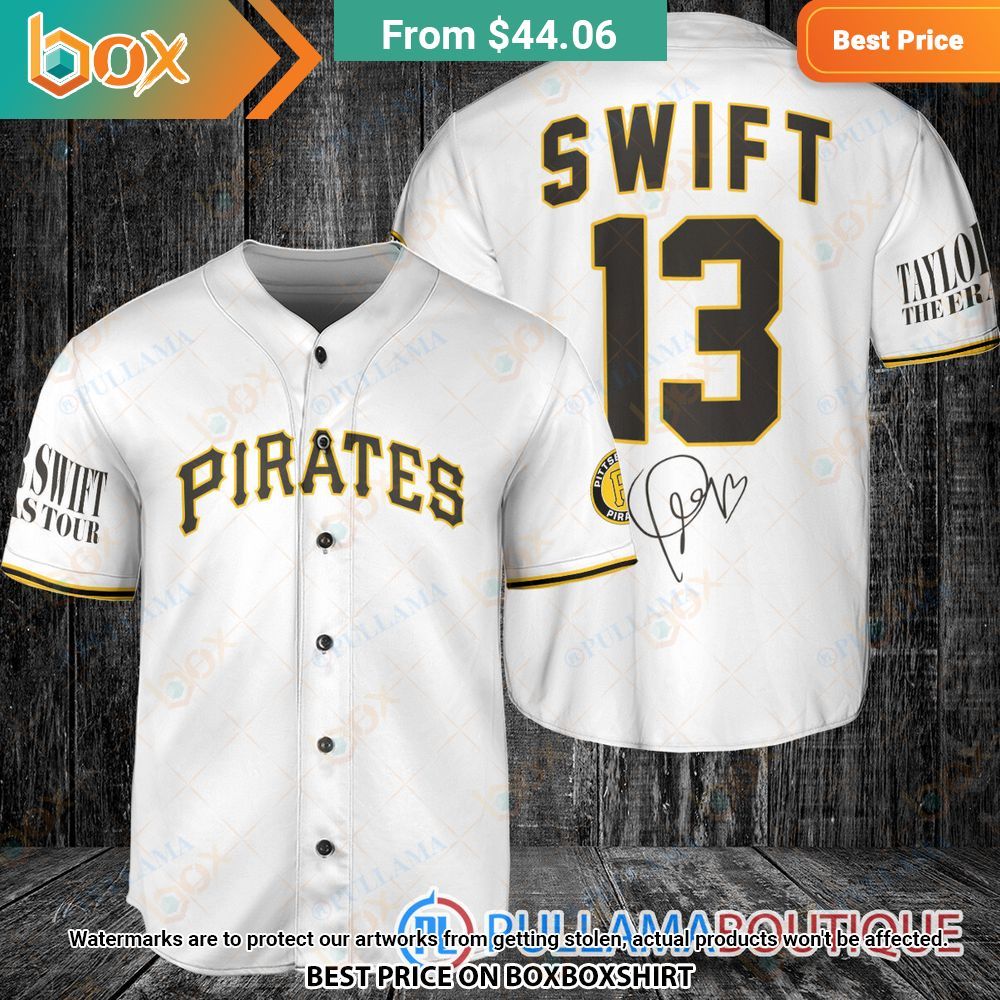 Pittsburgh Pirates X Taylor Swift The Eras Tour Baseball Jersey 10