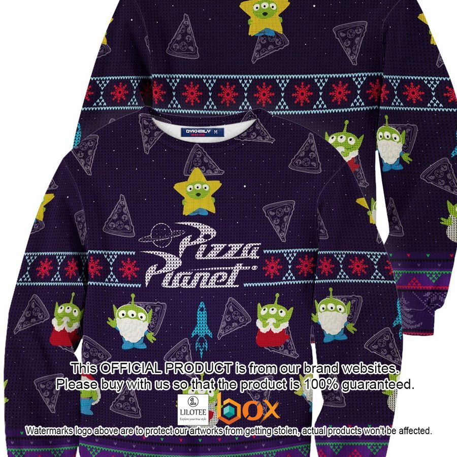 BEST Pizza Planet Ugly Sweater 1