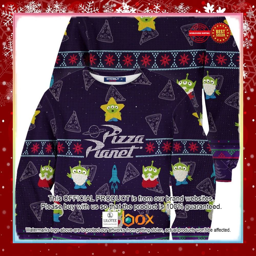 BEST Pizza Planet Ugly Sweater 2