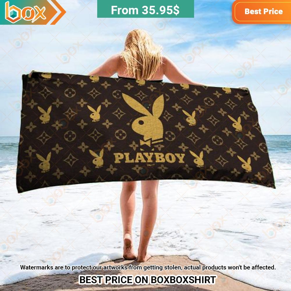 Playboy Louis Vuitton Beach Towel 3
