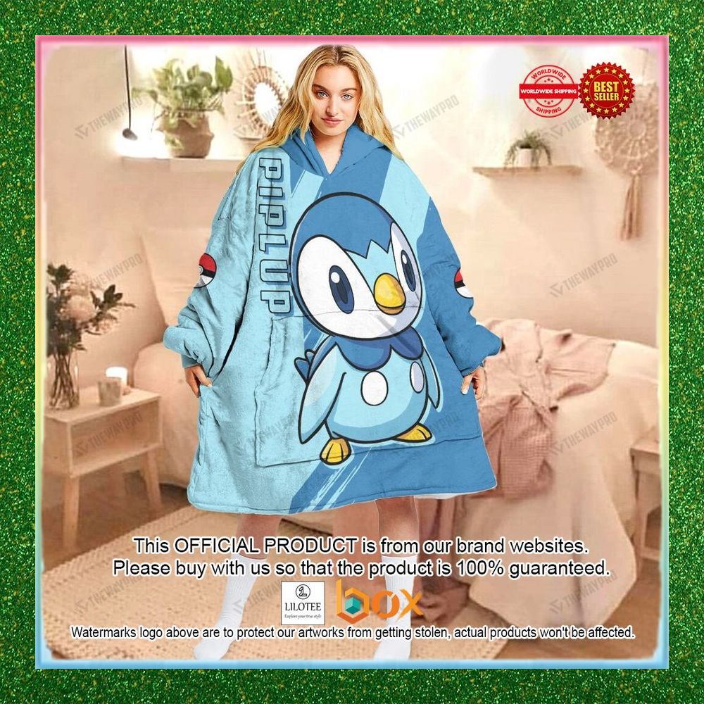 BEST Pokemon Piplup Oodie Blanket Hoodie 1