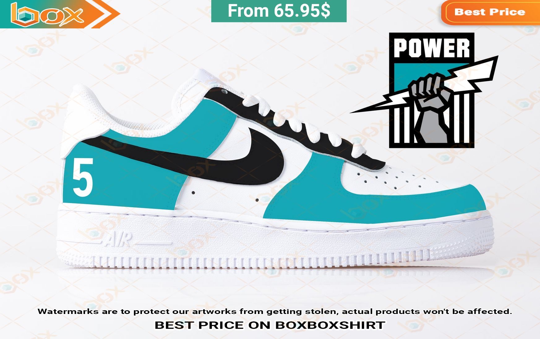 Port Adelaide Air Force 1 Low Top Shoes 7