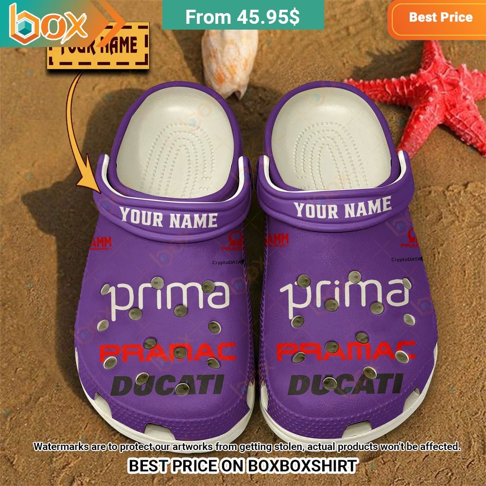 Prima Pramac Racing Ducati Custom Crocs Clog Shoes 13