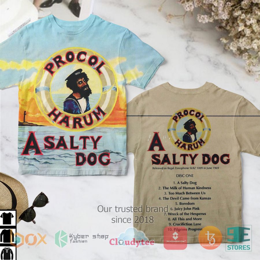 Procol Harum-A Salty Dog 3D Shirt 1