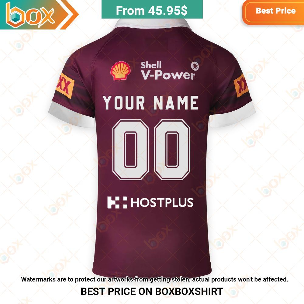Queensland Maroons Auswide Bank Polo Shirt 3