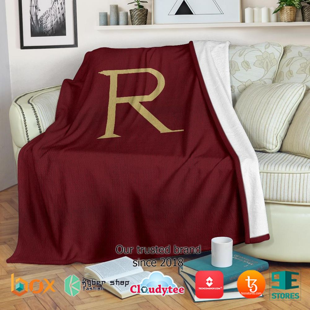 R Red Harry Potter Team Ugly Christmas Blanket 2