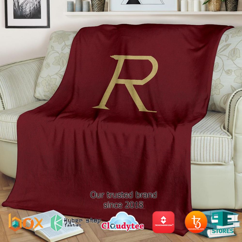 R Red Harry Potter Team Ugly Christmas Blanket 3