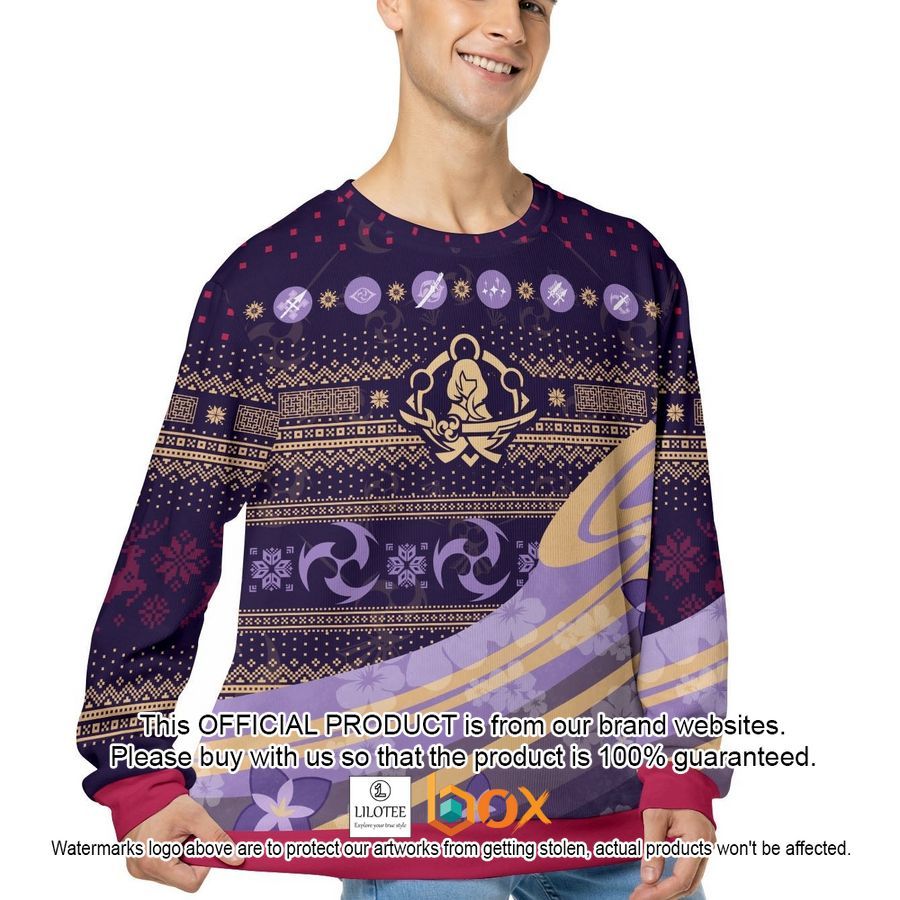 BEST Raiden Ei Christmas Ugly Sweater 2
