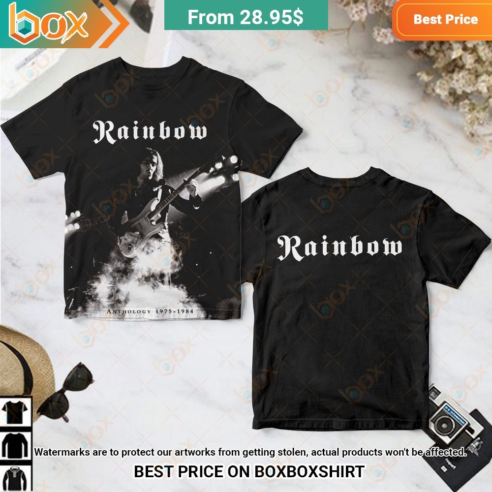 Rainbow Anthology 1975 1984 Album Cover Shirt 1