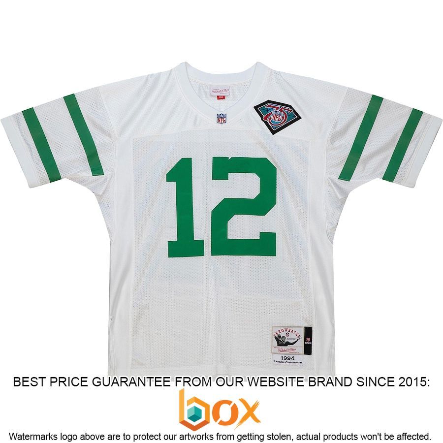 BEST Randall Cunningham Philadelphia Eagles Mitchell & Ness 1994 Authentic Retired Player White Football Jersey 2