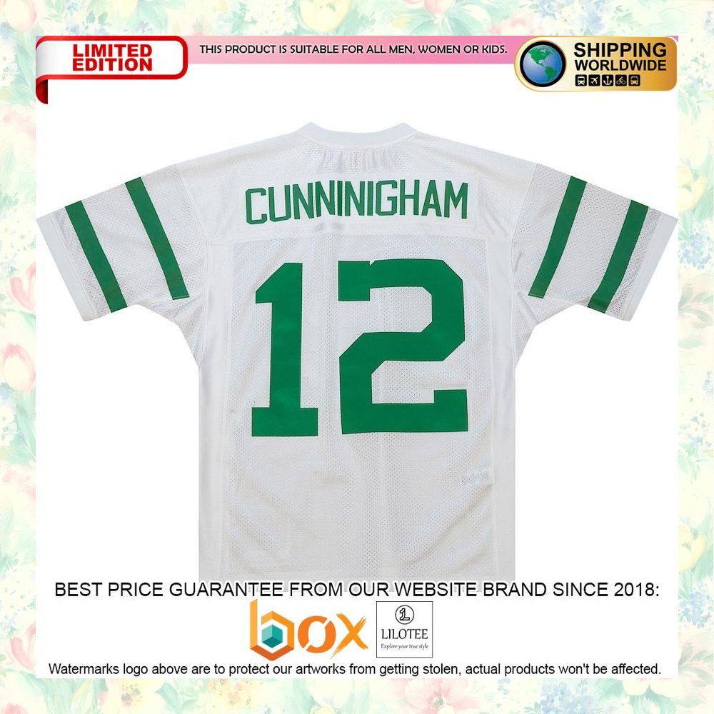 BEST Randall Cunningham Philadelphia Eagles Mitchell & Ness 1994 Authentic Retired Player White Football Jersey 6