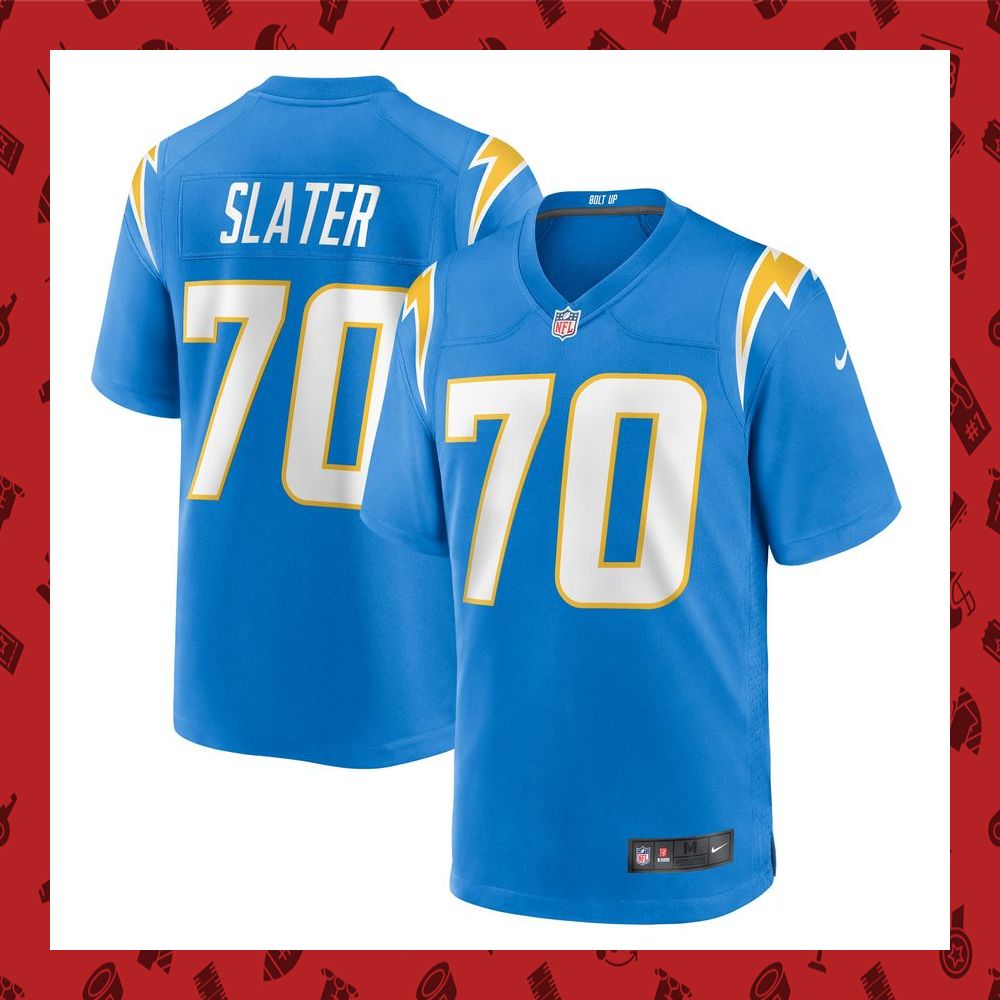 BEST Rashawn Slater Los Angeles Chargers White Football Jersey 25