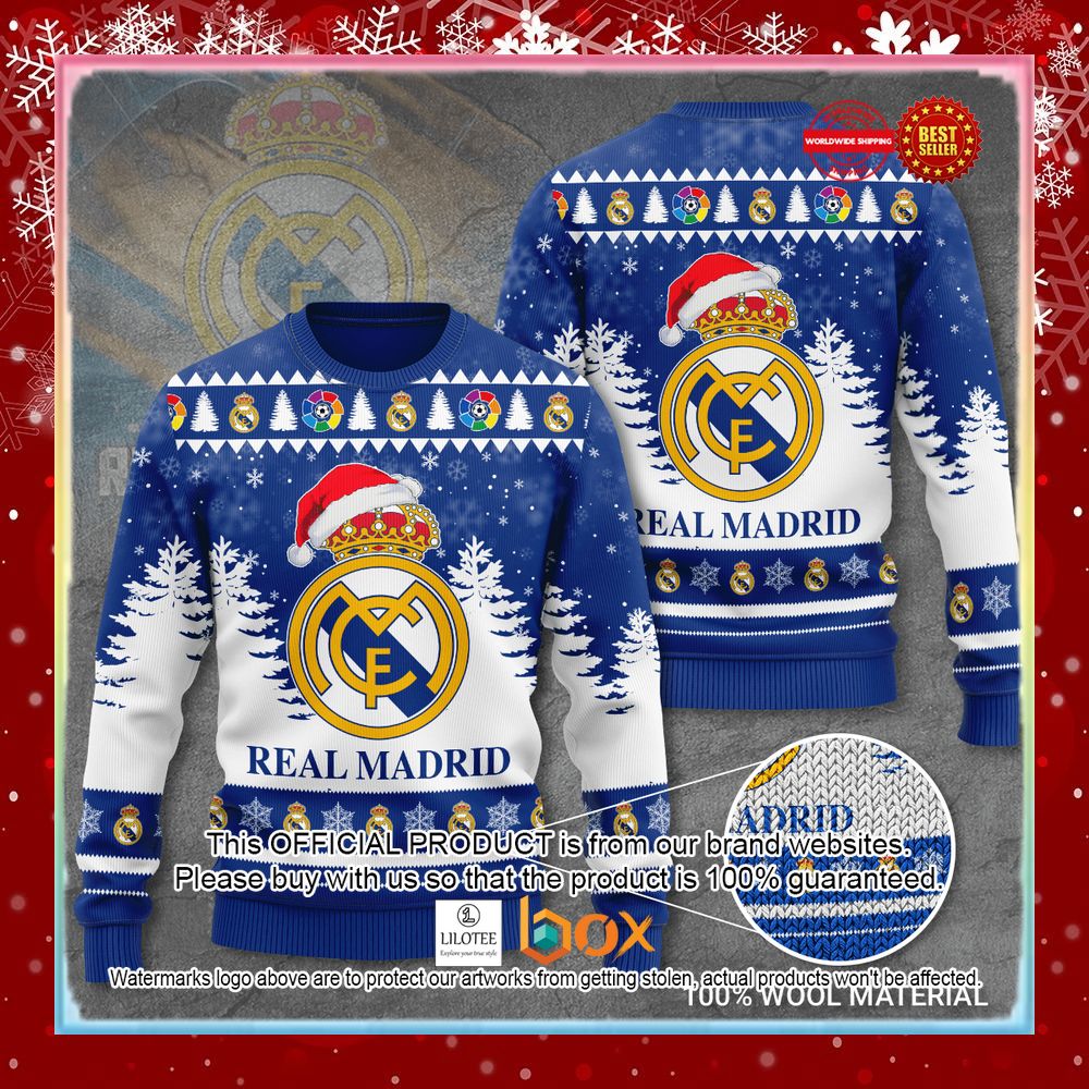 BEST Real Madrid Christmas Sweater 3