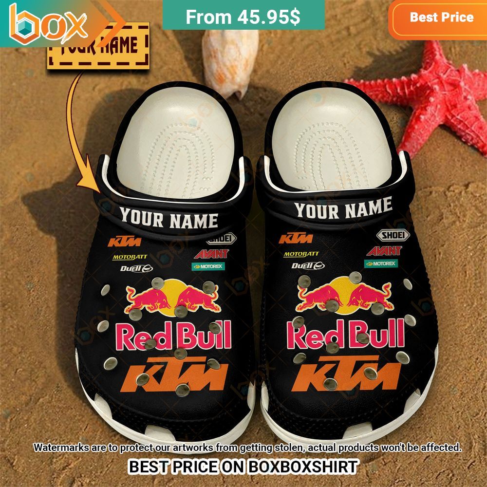 Red Bull KTM Racing Shoei Custom Crocs Clog Shoes 1