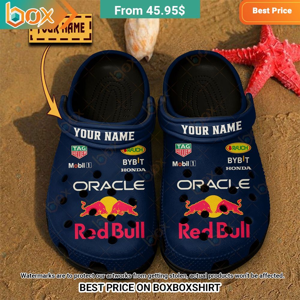 Red Bull Oracle Tag Heuer Rauch Custom Crocs Clog Shoes 4