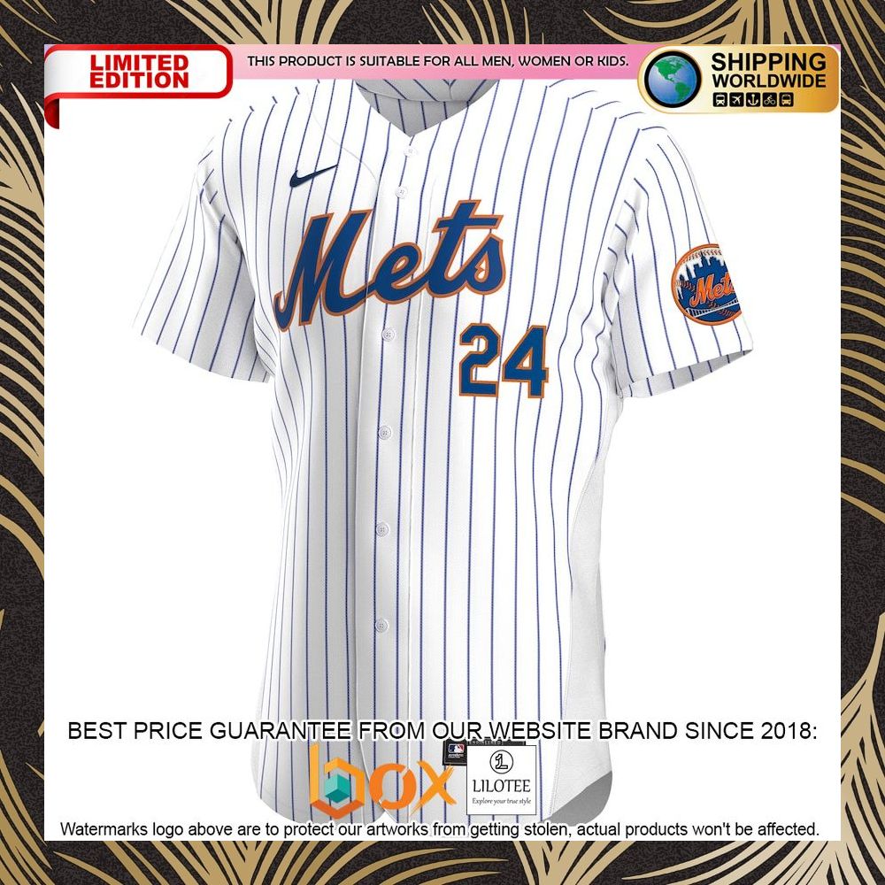 NEW Robinson Cano New York Mets Home Authentic Player White Baseball Jersey 5