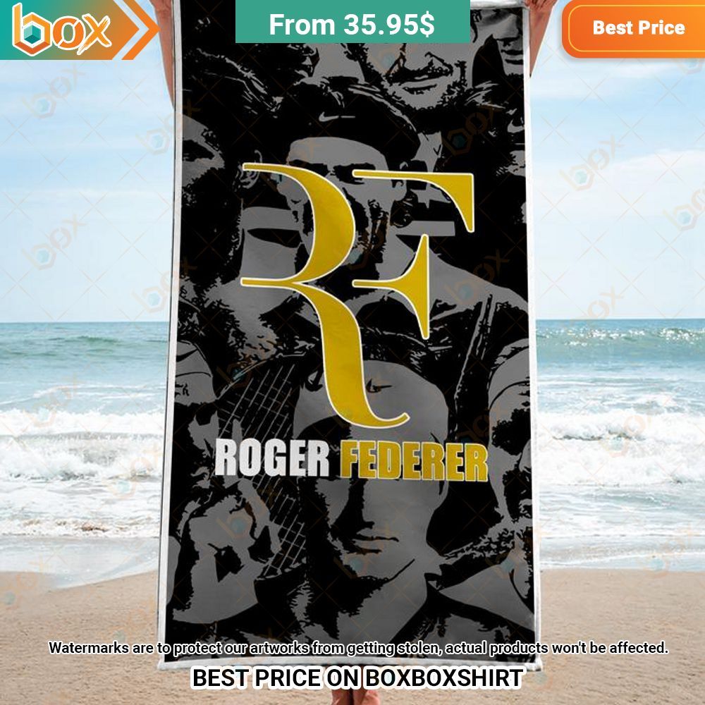 Roger Federer Beach Towel 3