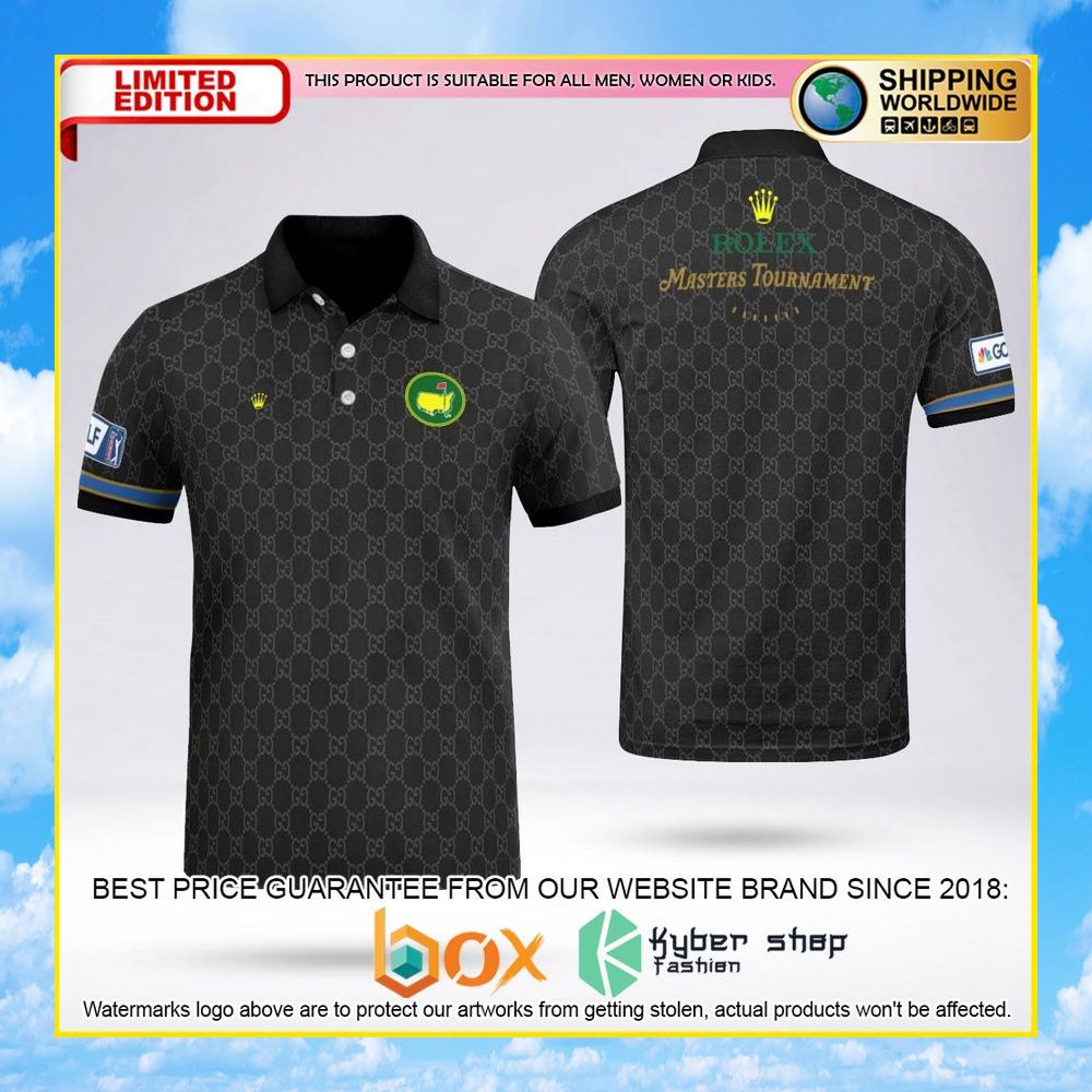 NEW Rolex Master Tournament 2022–23 PGA Tour Black Premium Polo Shirt 21
