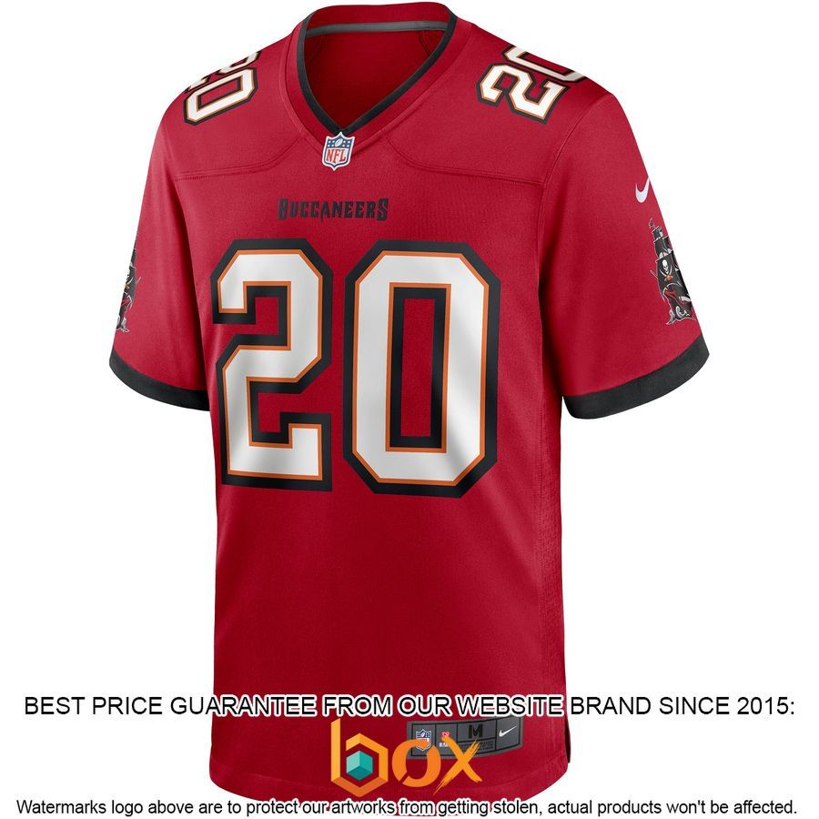 NEW Ronde Barber Tampa Bay Buccaneers Red Football Jersey 9