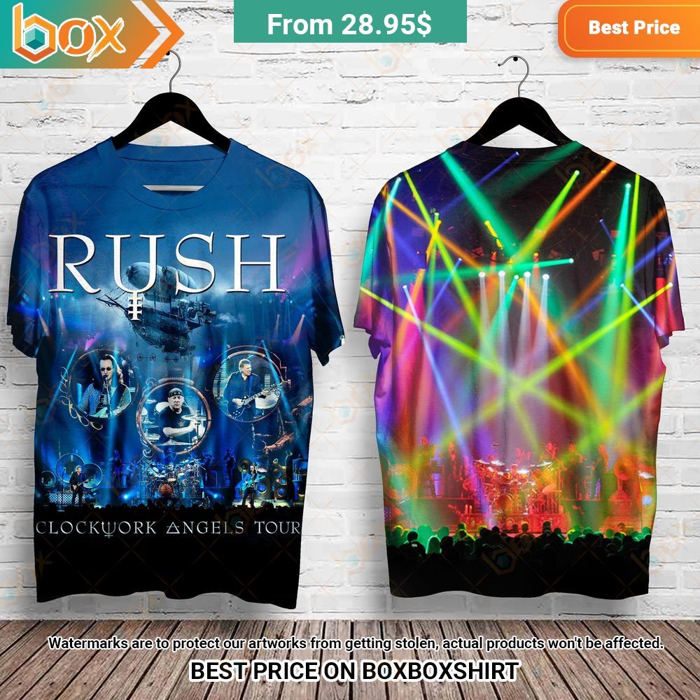 Rush Clockwork Angels Tour Album Shirt 1