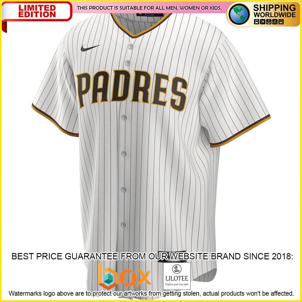 HOT San Diego Padres White Baseball Jersey Shirt 2