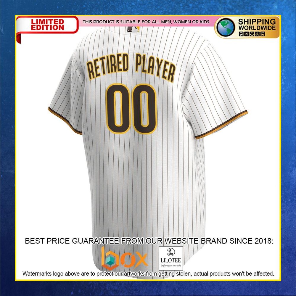 HOT San Diego Padres White Baseball Jersey Shirt 6