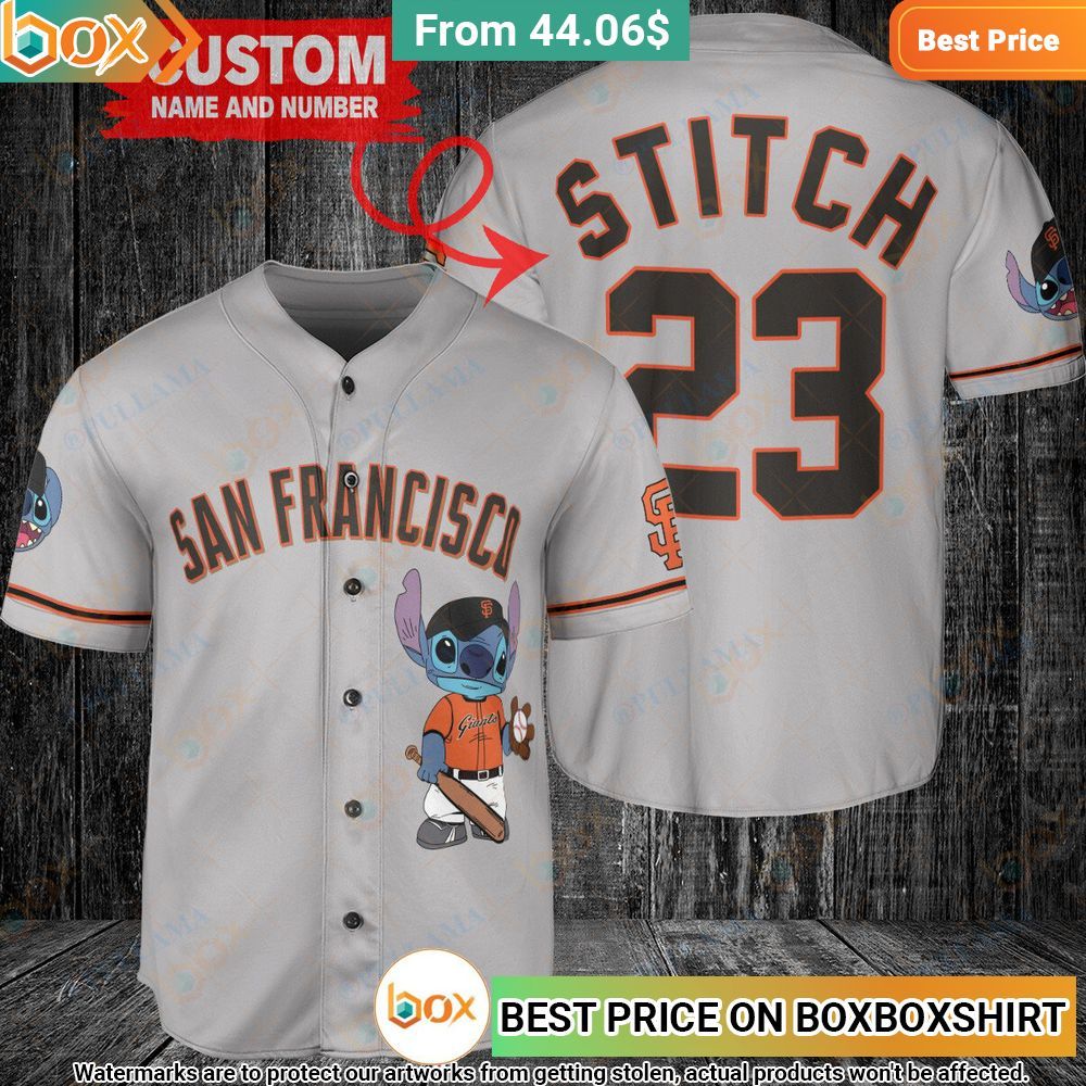 San Francisco Giants Stitch Personalized Baseball Jersey 1