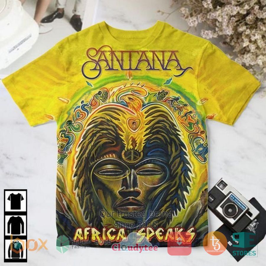 Santana-Africa Speaks Album 3D Shirt 1