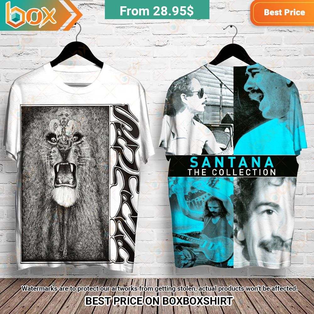 Santana The Collection Album Shirt 3