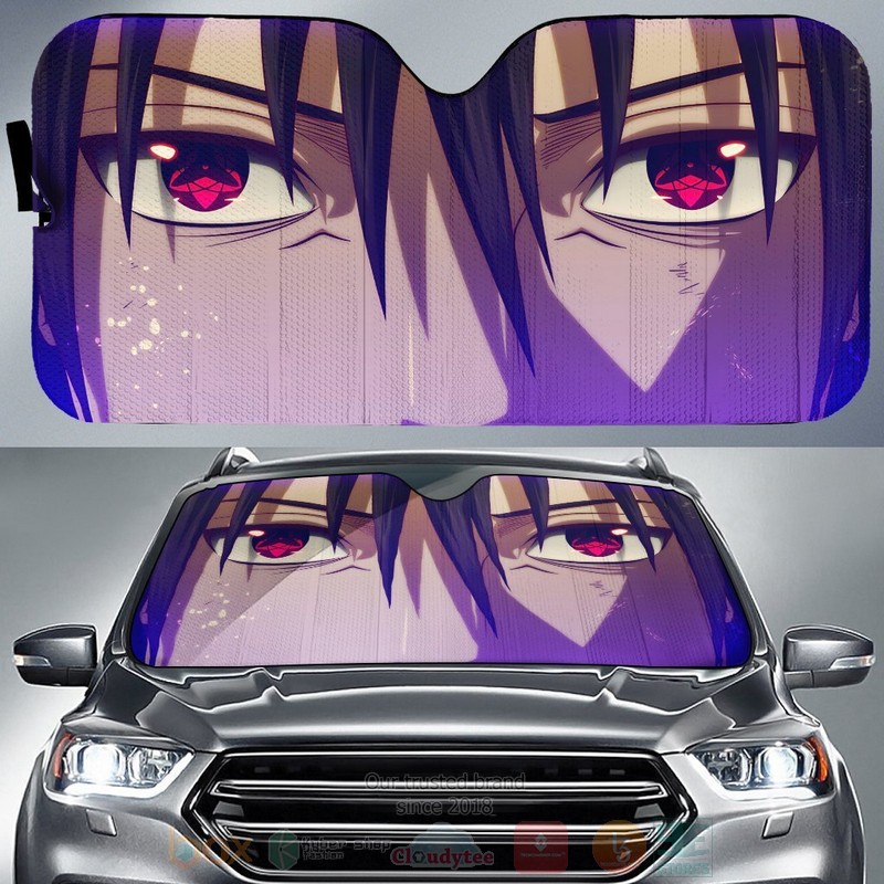 Sasuke Eyes Anime Naruto Car Sunshade 1