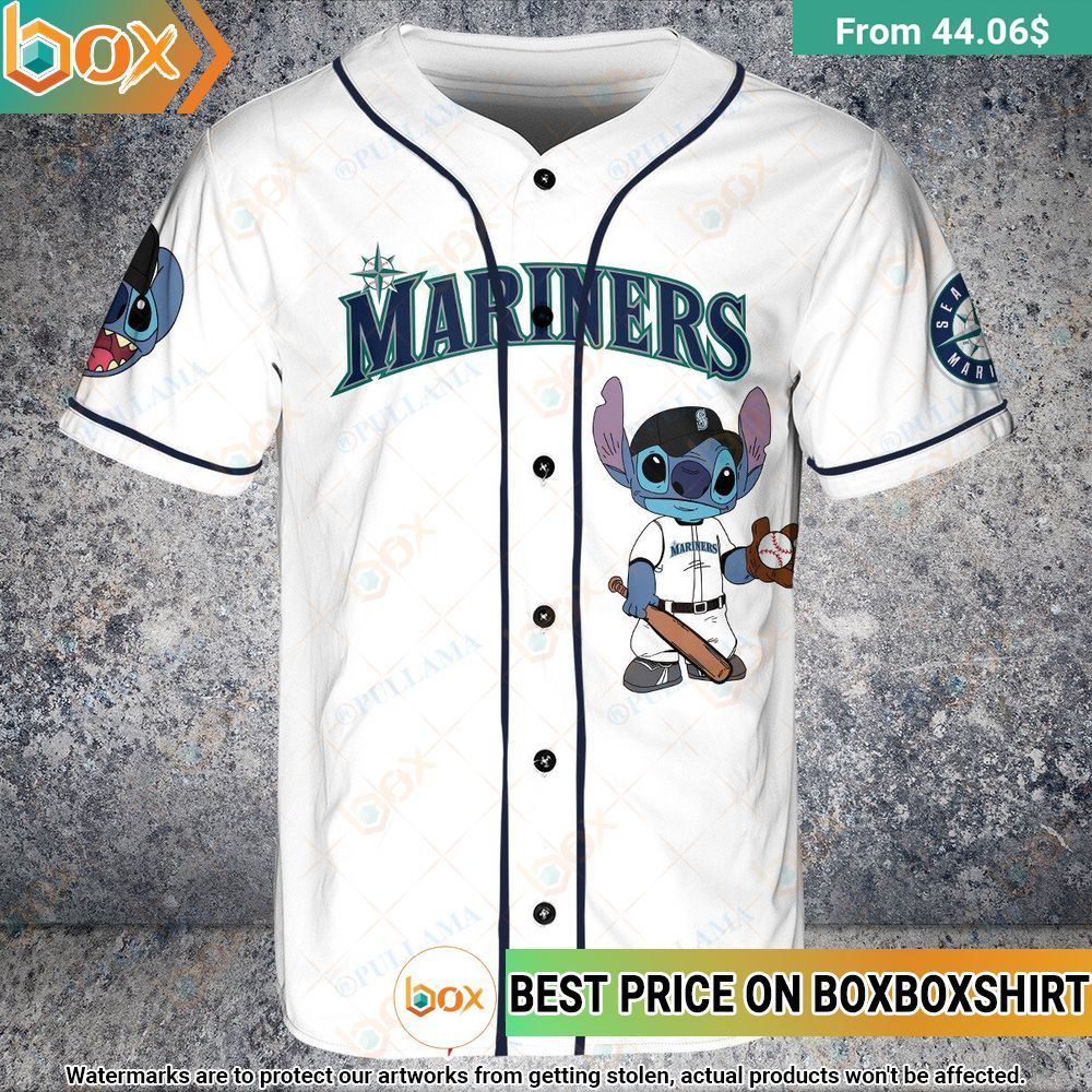 Seattle Mariners Stitch Custom Baseball Jersey 2