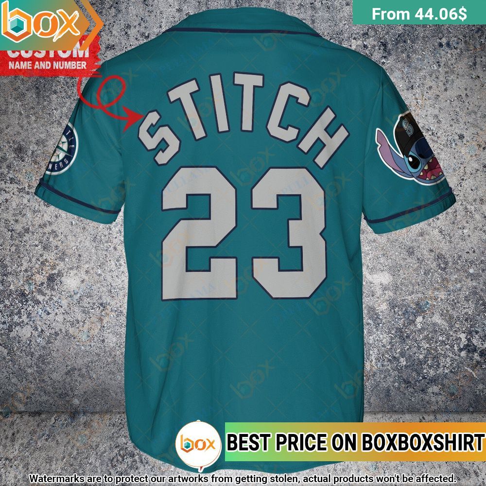 Seattle Mariners Stitch Personalized Baseball Jersey 10