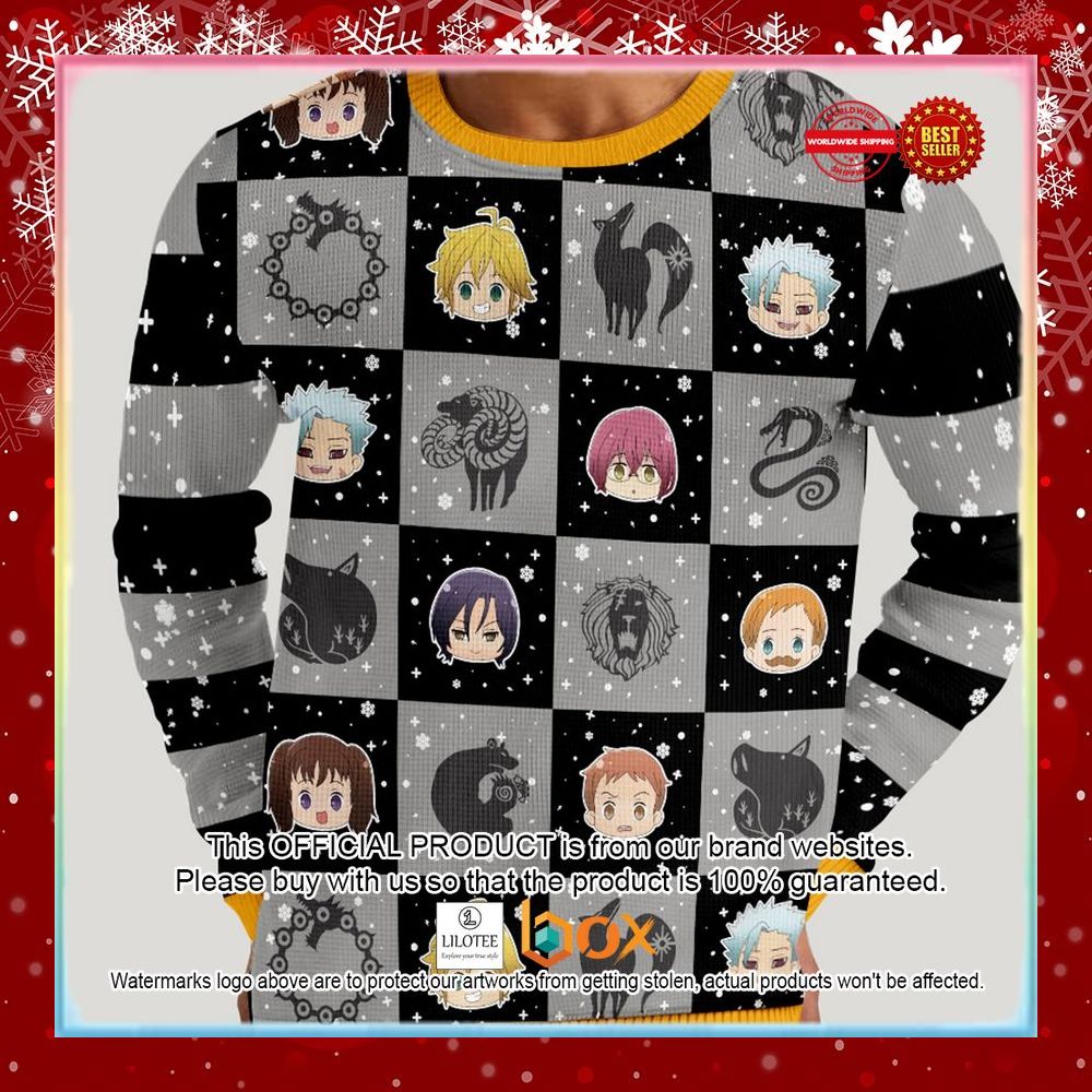 BEST Seven Sins Christmas Ugly Sweater 8