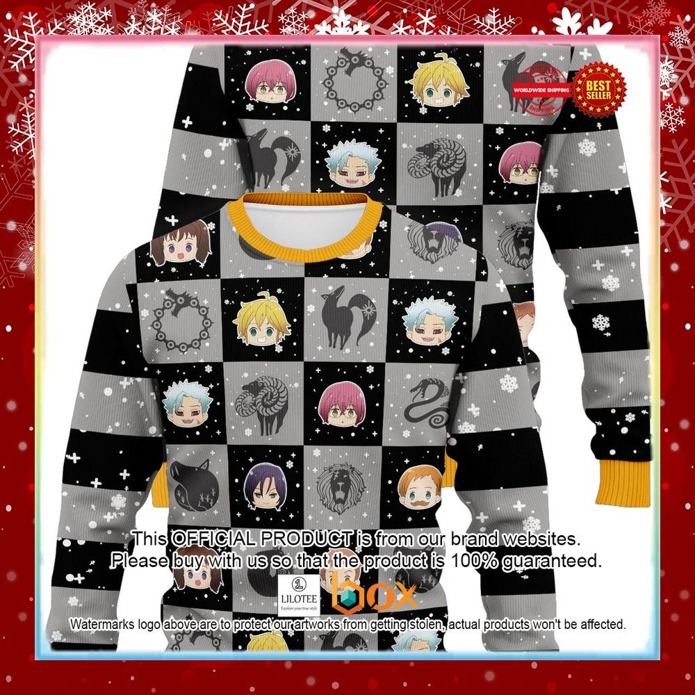 BEST Seven Sins Christmas Ugly Sweater 10