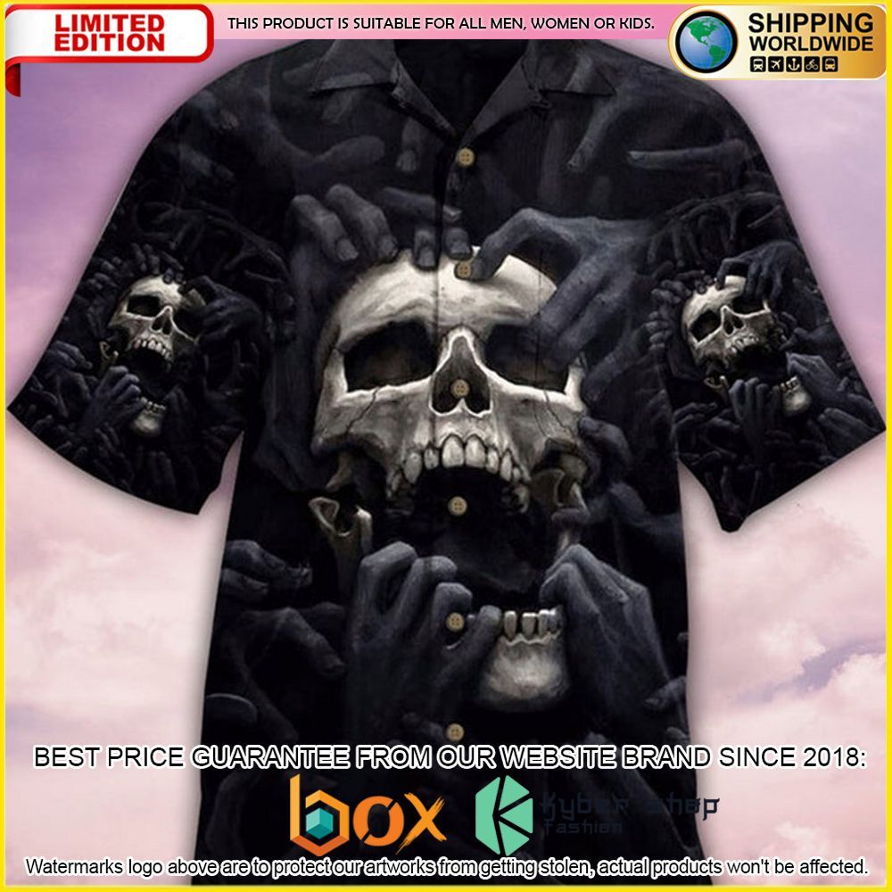 NEW Skull Love Darkness 3D Hawaii Shirt 1