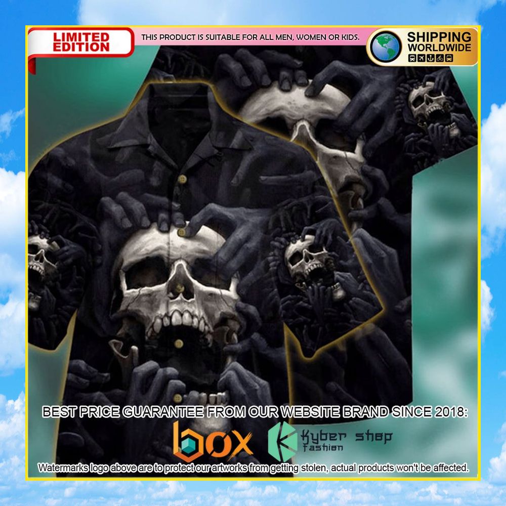 NEW Skull Love Darkness 3D Hawaii Shirt 6
