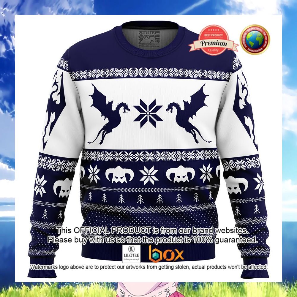 NEW Skyrim Dragon Sweater 4