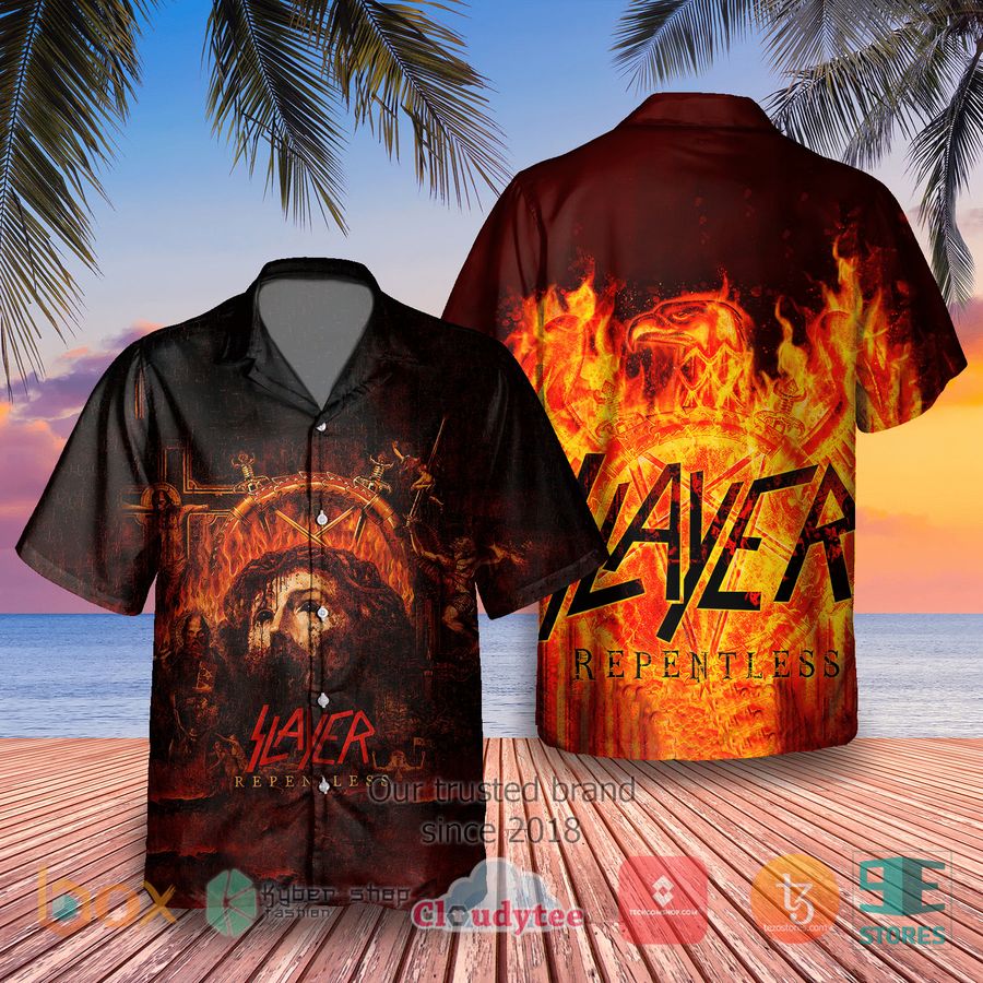 Slayer Repentless Album Hawaiian Shirt 1