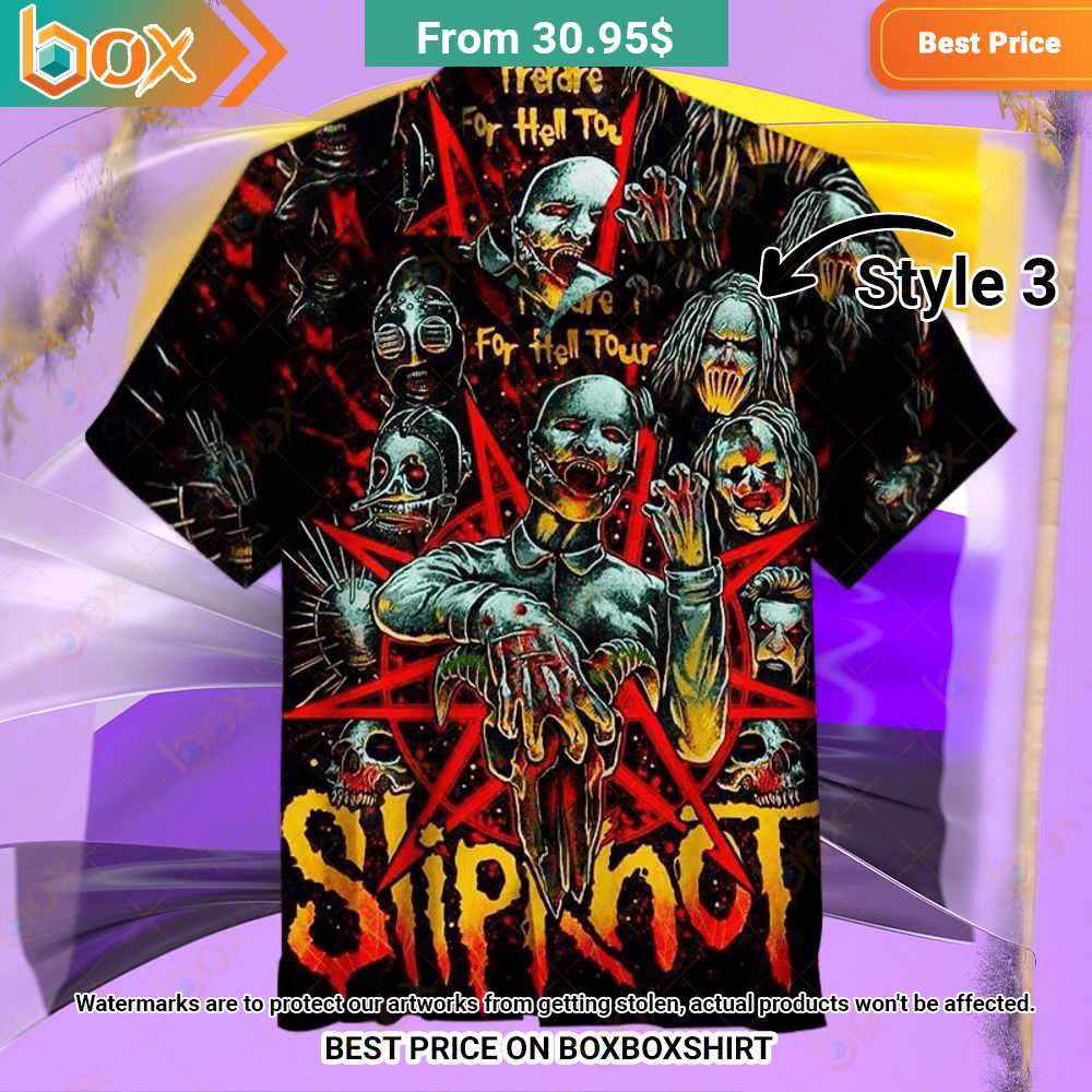 Slipknot Album Cover Hawaiian Shirt 7