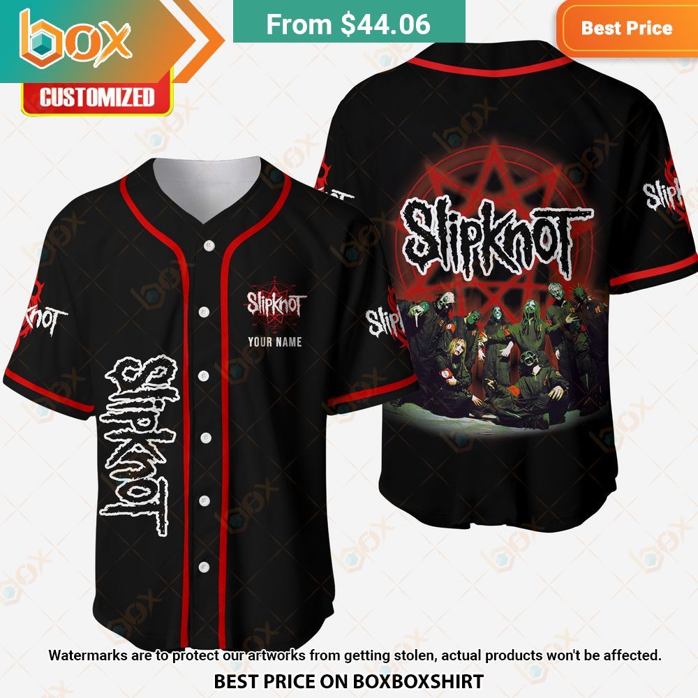 Slipknot Custom Baseball Jersey 2