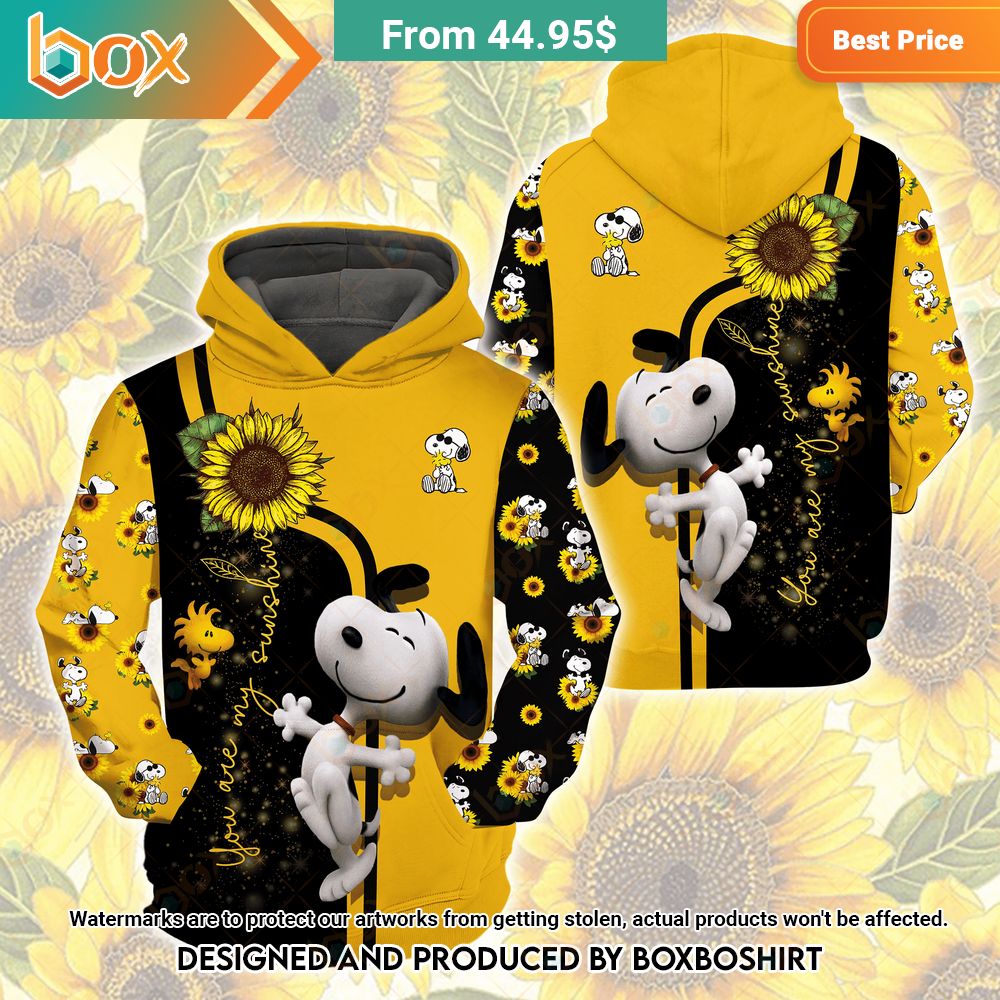 snoppy sunflower hoodie 1 863