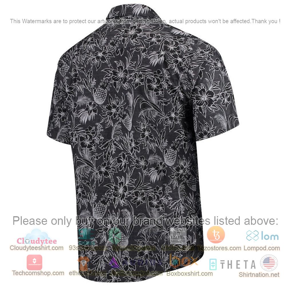 HOT South Carolina Gamecocks Black Sport Tiki Luau Button-Up Hawaii Shirt 3
