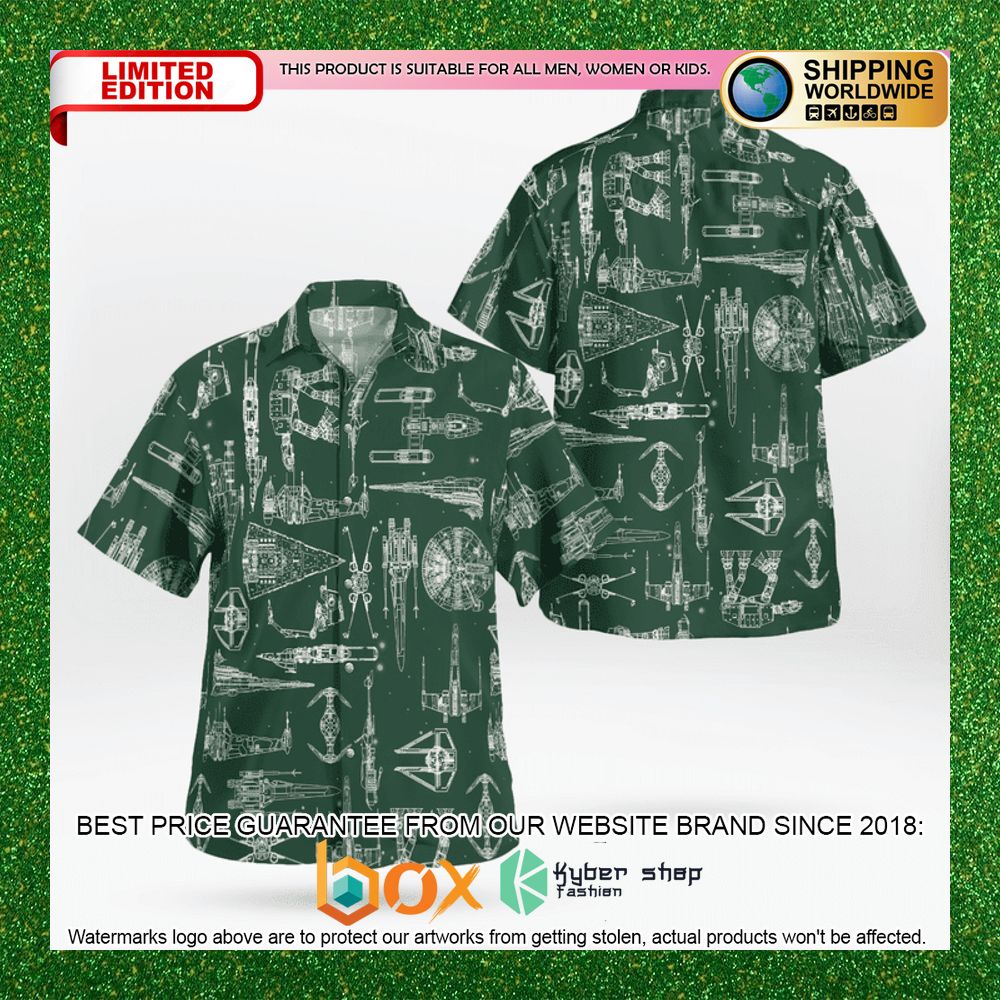 BEST Spaceship Star Wars Hawaiian Shirt, Shorts 49