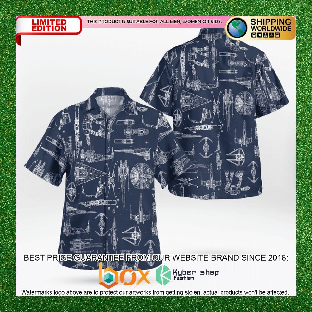 BEST Spaceship Star Wars Hawaiian Shirt, Shorts 20