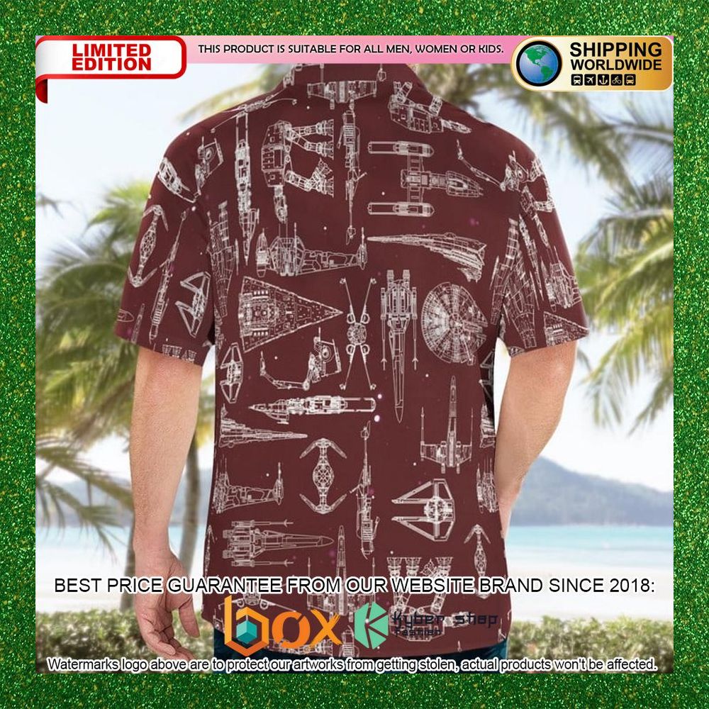 BEST Spaceship Star Wars Hawaiian Shirt, Shorts 76