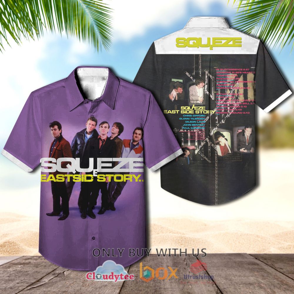 Squeeze East Side Story Albums Hawaiian Shirt 1