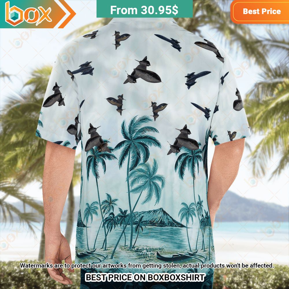 Sr-71 Blackbird Hawaiian Shirt 5